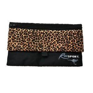 NEW, RooSport Pouch Bag Leopard Print, Convenient Storage XL (7.5inx4.5in)